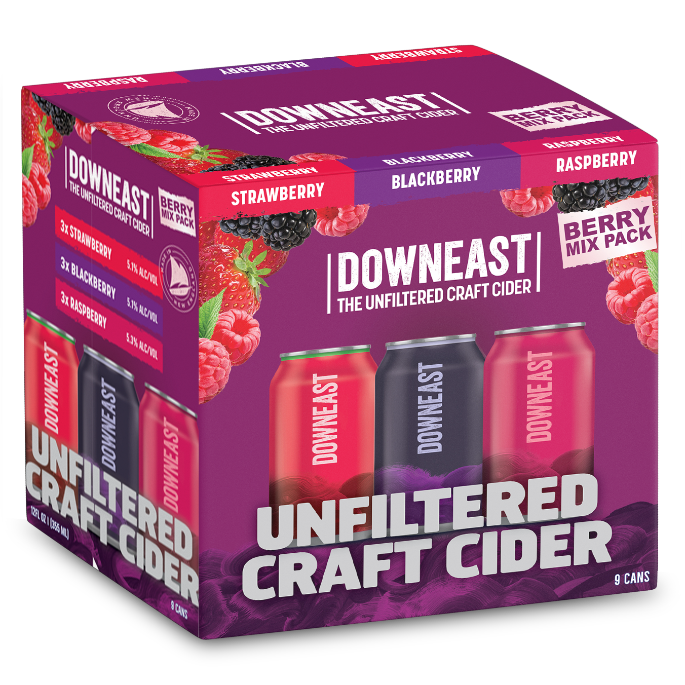 Unfiltered Raspberry Cider Ciders & More – Downeast Cider