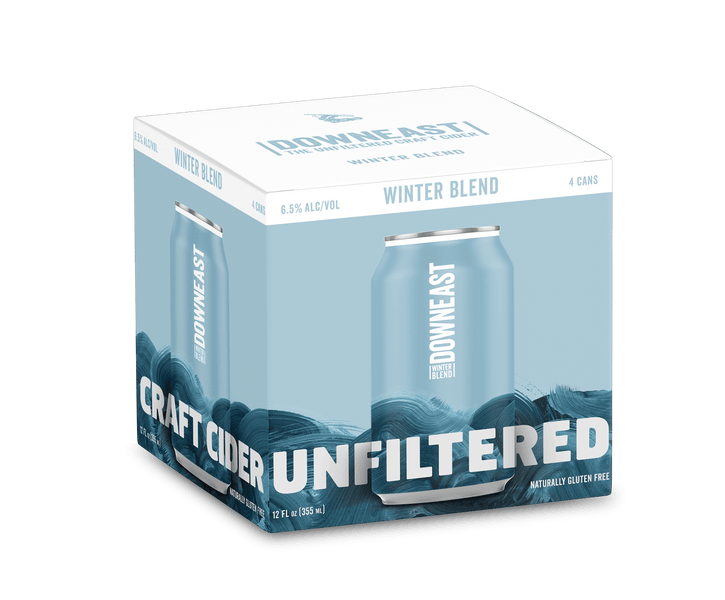 downeast cider winter blend 4 pack